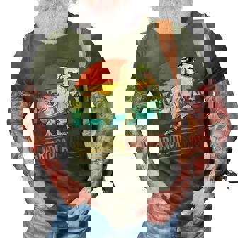 Grandpasaurus T Rex Dinosaur Grandpa Saurus Family Matching V7 3D Print Casual Tshirt - Thegiftio