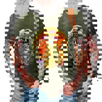 Halloween Boxer Dog Moon With Pumpkin Funny Gifts Women Kids 3D Print Casual Tshirt - Thegiftio