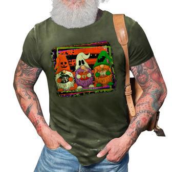 Halloween Gnomes Autumn Pumpkin Fall Costume Funny Holiday 3D Print Casual Tshirt - Seseable