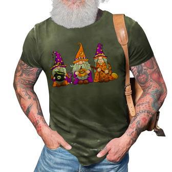 Halloween Gnomes Cute Autumn Pumpkin Fall Funny Holiday 3D Print Casual Tshirt - Seseable