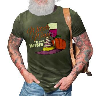 Halloween Witch Way To The Wine I Witch Lover I 3D Print Casual Tshirt - Thegiftio UK