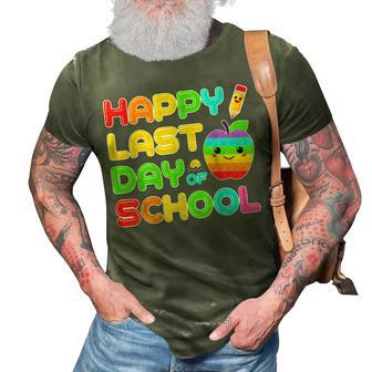 Happy Last Day Of School Pop It Teacher Students 3D Print Casual Tshirt - Thegiftio UK