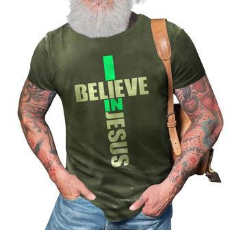 I Believe In Jesus - Cross Christianity Christian Faith Gift 3D Print Casual Tshirt - Thegiftio UK