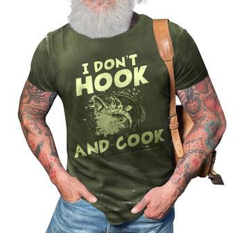 I Dont Hook & Cook 3D Print Casual Tshirt - Seseable