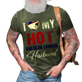 I Love My Hot American Samoan Husband American 3D Print Casual Tshirt - Thegiftio UK
