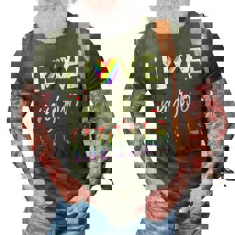 I Love My Two Moms Lgbt Pride Gay Lesbian Mothers Day 3D Print Casual Tshirt - Thegiftio