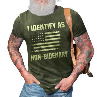 Identify As 3D Print Casual Tshirt - Seseable