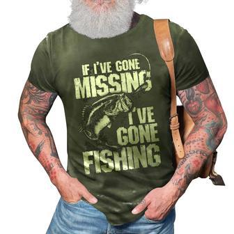 If Ive Gone Missing - Fishing 3D Print Casual Tshirt - Seseable