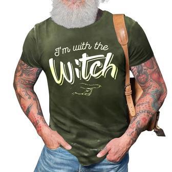 Im With The Witch Arrow Happy Halloween October 31 T 3D Print Casual Tshirt - Seseable