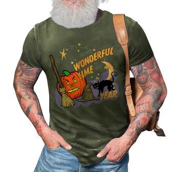 Its The Most Wonderful Time Of The Year Halloween Vintage 3D Print Casual Tshirt - Thegiftio UK