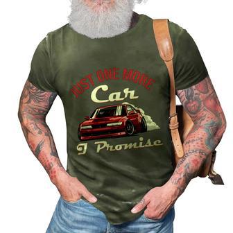 Just One More Car I Promise Engine Car Parts Muscle Car Cute Gift Graphic Design Printed Casual Daily Basic 3D Print Casual Tshirt - Thegiftio UK