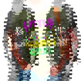 Little Miss Beads Mardi Gras Outfit For Women Girls 3D Print Casual Tshirt - Thegiftio