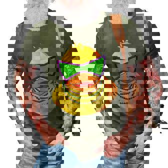 Mardi Gras Beads Rubber Duck 3D Print Casual Tshirt - Thegiftio