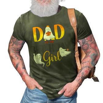 Mens Halloween Boo Ghost Theme Dad Of The Birthday Girl 3D Print Casual Tshirt - Thegiftio UK