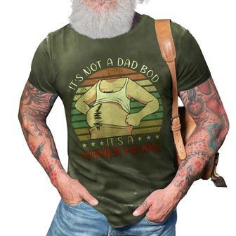 Mens Happy Fathers Day Its Not A Dad Bod Its A Father Figure 3D Print Casual Tshirt - Thegiftio UK