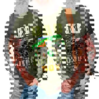 Monster Truck Family Matching Party Dad Of The Birthday Boy 3D Print Casual Tshirt - Thegiftio