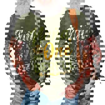 Nana Of Mr One Derful Party Matching Family 1St Birthday 3D Print Casual Tshirt - Thegiftio