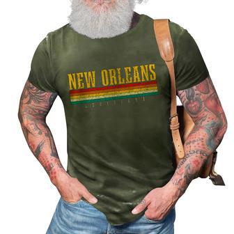 New Orleans Vintage Louisiana Gift Graphic Design Printed Casual Daily Basic 3D Print Casual Tshirt - Thegiftio UK