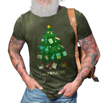 Nurselife Christmas Tree 3D Print Casual Tshirt - Thegiftio UK