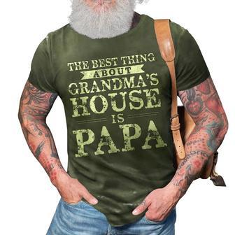 Papa - Best Thing About Grandmas 3D Print Casual Tshirt - Seseable
