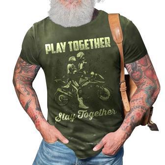 Play Together - Stay Together 3D Print Casual Tshirt - Seseable