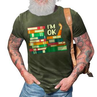 Reading Book Lovers Im Ok National Book Lovers Day 3D Print Casual Tshirt - Thegiftio UK