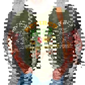 Retired 2022 Not My Problem Anymore Flower Retirement Gifts 3D Print Casual Tshirt - Thegiftio