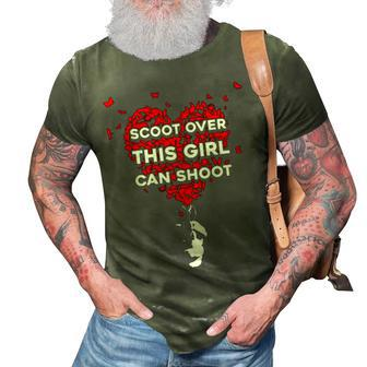 Scoot - This Girl Can Shoot 3D Print Casual Tshirt - Seseable