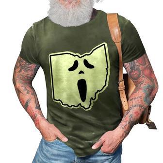 Scream Ohio Halloween Graphic Design Printed Casual Daily Basic 3D Print Casual Tshirt - Thegiftio UK
