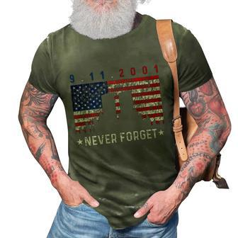 September 11Th 9 11 Never Forget 9 11 Tshirt9 11 Never Forget Shirt Patriot Day 3D Print Casual Tshirt - Thegiftio UK