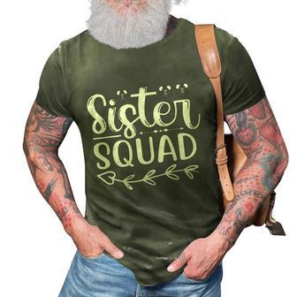 Sister Squad Halloween Quote Graphic Design Printed Casual Daily Basic 3D Print Casual Tshirt - Thegiftio UK