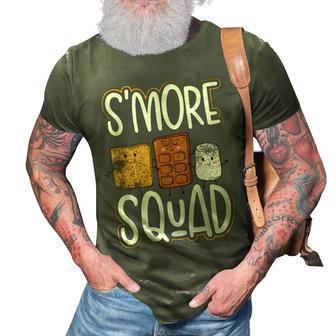 Smore Squad Camp Food Bonfire Treat Camping Crew Lover 3D Print Casual Tshirt - Seseable