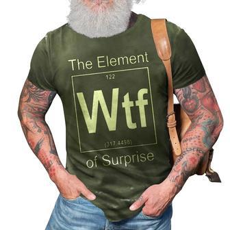 The Element Of Surprise 3D Print Casual Tshirt - Seseable
