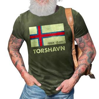 Torshavn Faroe Islands Flag Of Faroe Islands 3D Print Casual Tshirt | Mazezy