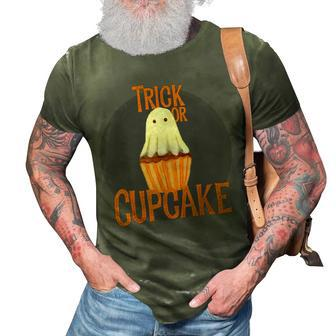 Trick Or Treat Cupcake Halloween Costume Candy Gift 3D Print Casual Tshirt - Seseable
