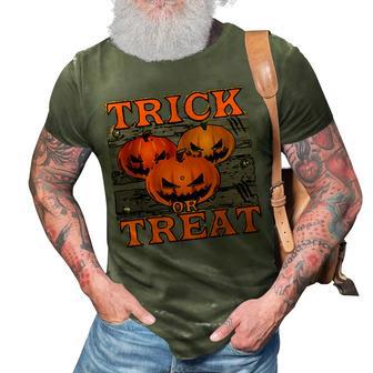Trick Or Treat - Halloween Pumpkin 3D Print Casual Tshirt - Seseable