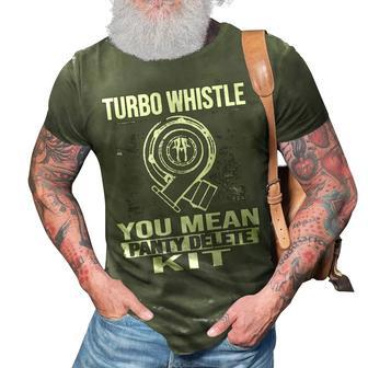 Turbo Whistle Delete Kit 3D Print Casual Tshirt - Seseable