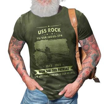 Uss Rock Ss Agss 3D Print Casual Tshirt - Monsterry CA