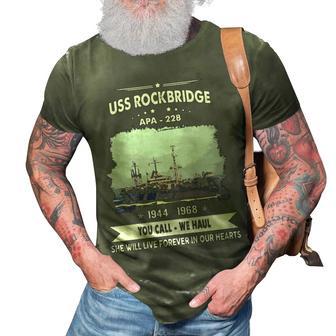 Uss Rockbridge Apa 3D Print Casual Tshirt - Monsterry DE