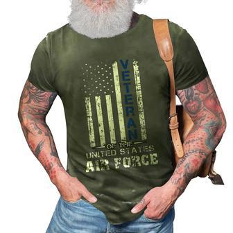 Veteran Wife Army Husband Soldier Saying Cool Veteran Of The United States Us Air Force Military Gift 3D Print Casual Tshirt - Thegiftio UK