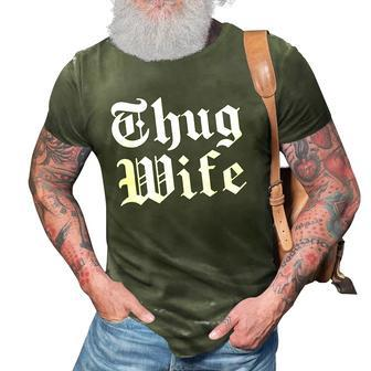 Vintage Thug Wife Tough Mom Gift Women&8217S 3D Print Casual Tshirt | Mazezy