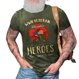 Wwii Veteran Daughter V2 3D Print Casual Tshirt - Monsterry AU