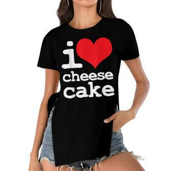 Cheesecake V3 Women's Short Sleeves T-shirt With Hem Split - Seseable