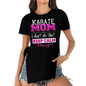 Funny Karate Mom Best Mother Women's Short Sleeves T-shirt With Hem Split