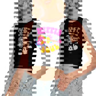 Costume Hippie Soul Halloween Retro Party Women's Crop Top Tank Top | Mazezy