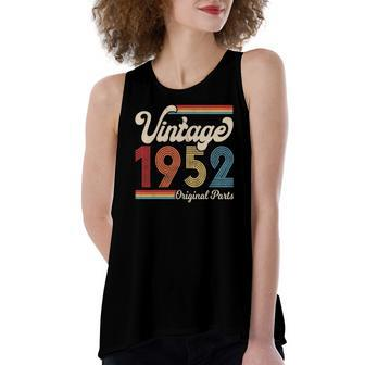 1952 Vintage 1952 Birthday Born Made 1952 Women's Loose Tank Top | Mazezy