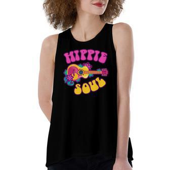 Costume Hippie Soul Halloween Retro Party Women's Loose Tank Top | Mazezy