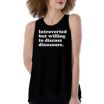 Dinosaur Dinosaurs Or Women's Loose Tank Top | Mazezy