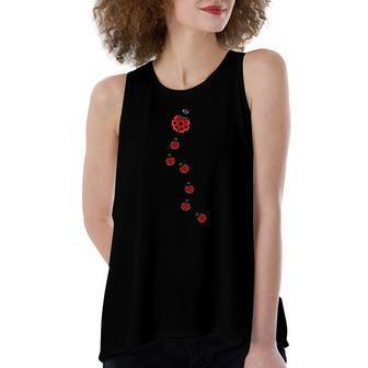 Ladybeetles Ladybugs Nature Lover Insect Fans Entomophiles Women's Loose Tank Top | Mazezy