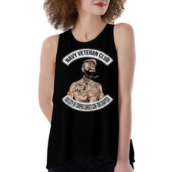 Navy Uss City Of Corpus Christi Ssn Women's Loose Fit Open Back Split Tank Top - Monsterry